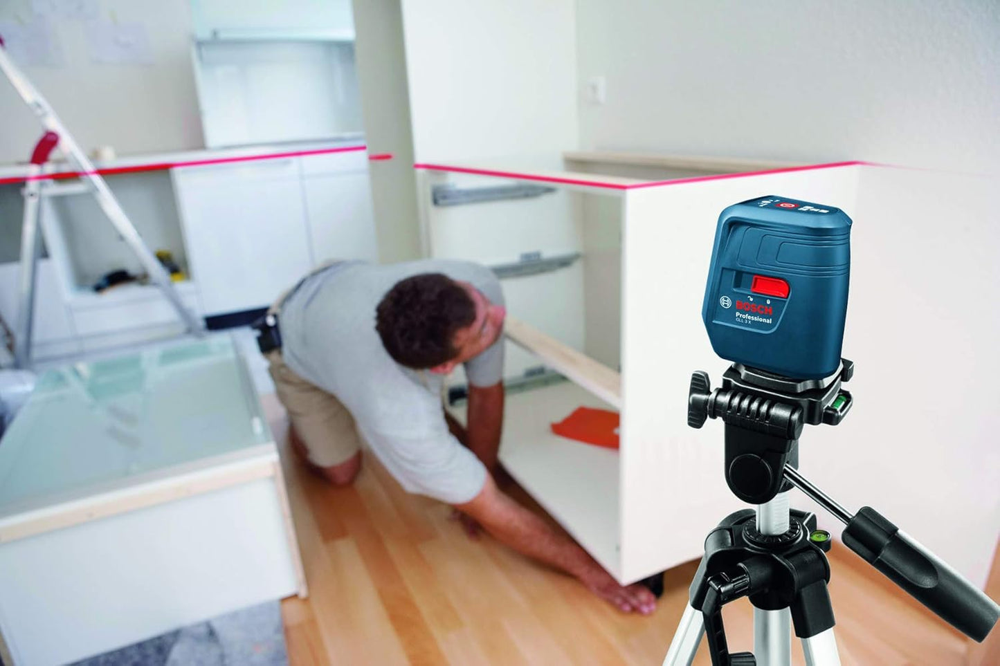 Bosch GLL-3X Line Laser (Blue, 2-Pieces)